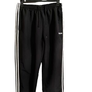 Adidas Relax Fit Athetic Casual Windbreaker Track-pants Size XL Unisex Black Y2K